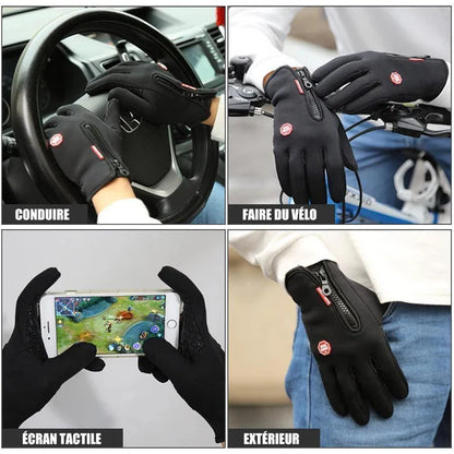 Gants d'hiver chauds, gants compatibles avec les écrans tactiles