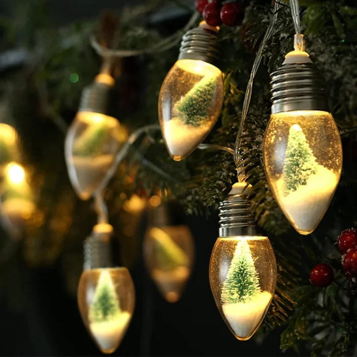 🎅Guirlandes lumineuses de Noël🎅 - 🎄Guirlandes à ampoules LED🎄