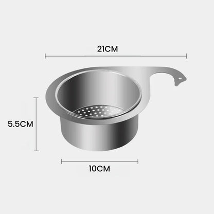 🔥Panier passoire en forme de cygne en acier inoxydable pour l'évier