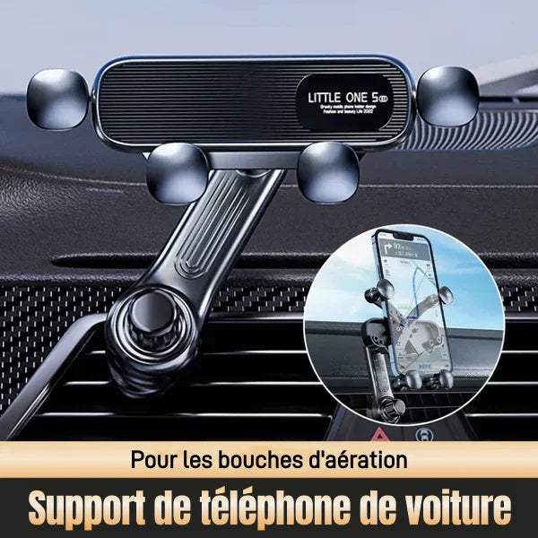 Support téléphone portable voiture réglable à 360°