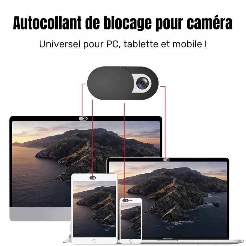 Étui pour caméra web pour téléphones mobiles, tablettes/ordinateurs portables.