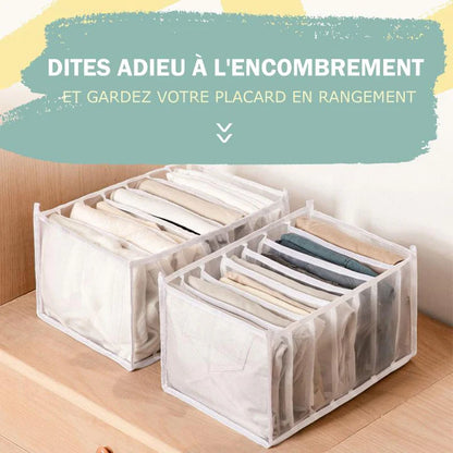 ORGANISATEUR DE VÊTEMENTS DE GARDE-ROBE (2PCS)