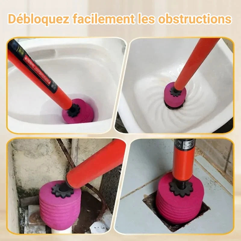 Déboucheur de toilettes haute pression pour usage domestique