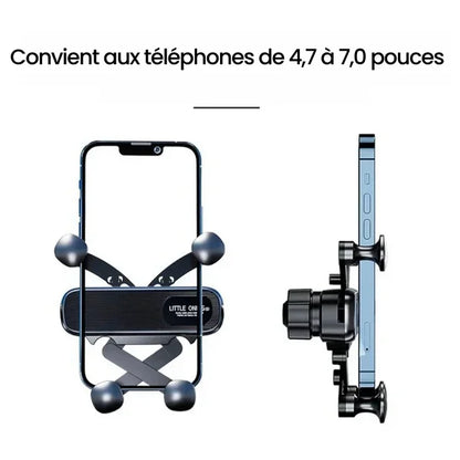 Support téléphone portable voiture réglable à 360°